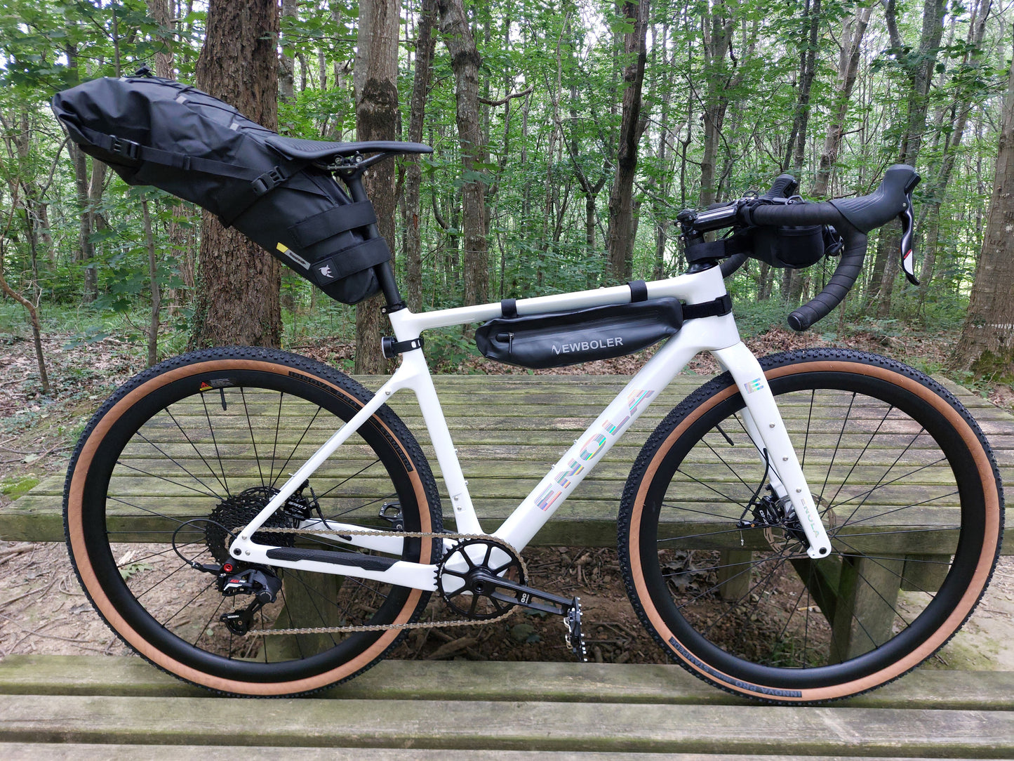 LOTE 3 PIEZAS 19L BIKEPACKING 100% IMPERMEABLE