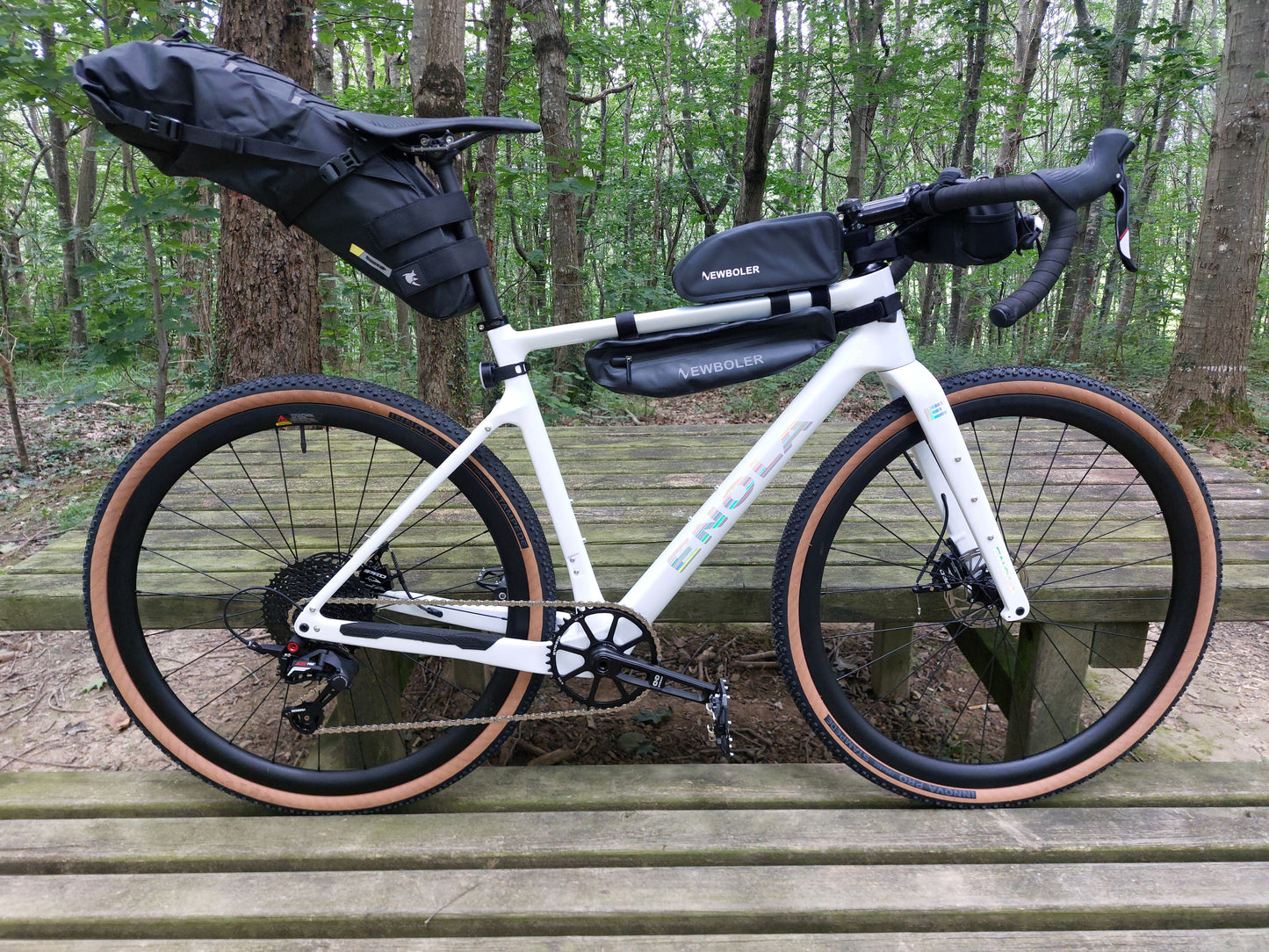 LOTE 4 PIEZAS 21L BIKEPACKING 100% IMPERMEABLE