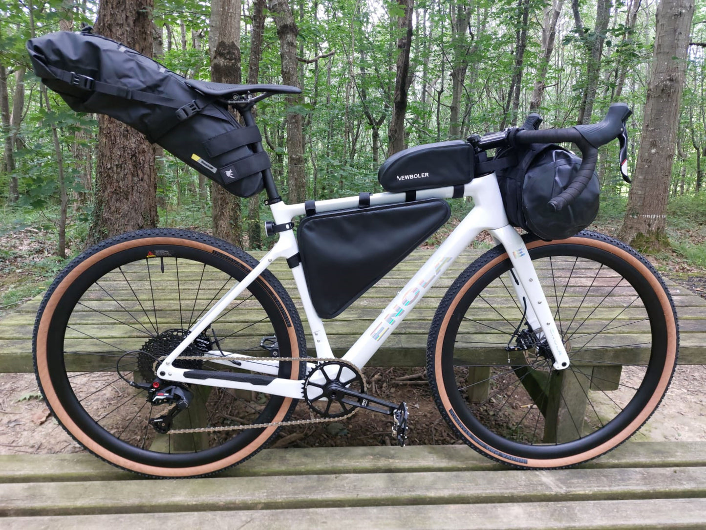 LOTE 5 PIEZAS 31L BIKEPACKING 100% IMPERMEABLE