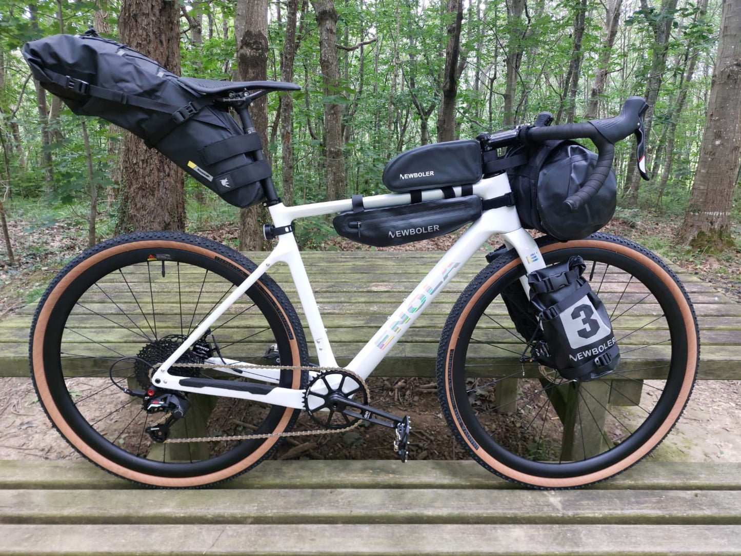 LOTE 9 PIEZAS 35L BIKEPACKING 100% IMPERMEABLE